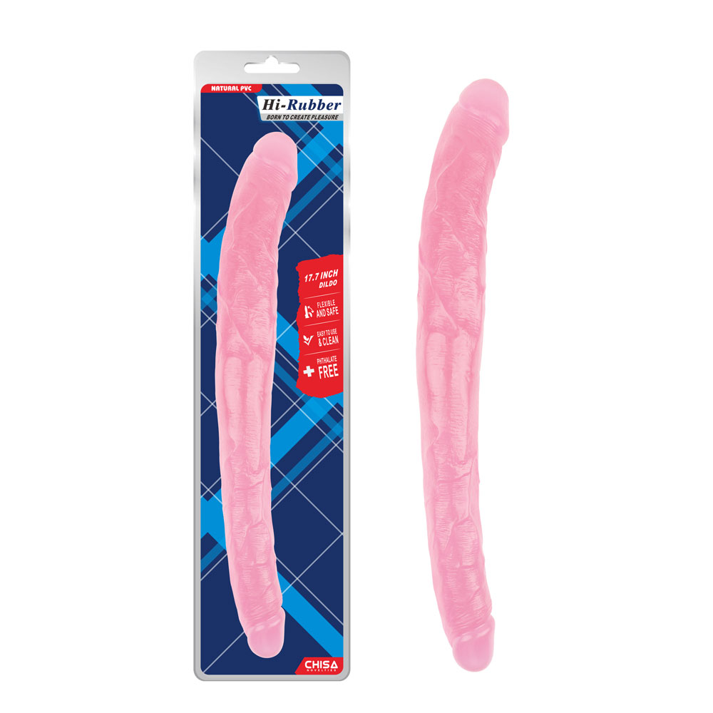 17,8 tolli dildo-roosa